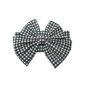 Classic Houndstooth Cotton Bow Tie Collar for Dogs