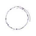 Pet Dog Necklace Taro Purple Beaded