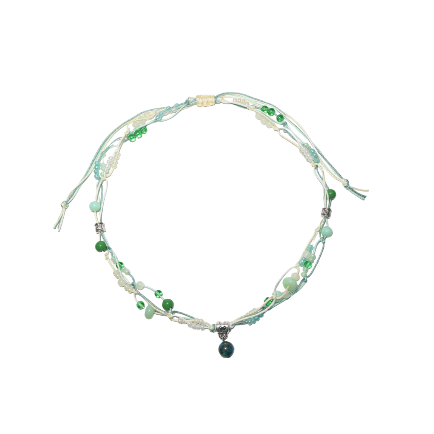 Pet Necklace Forest Secret Multi-Layer Braided
