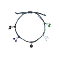 Pet Dog Cat Necklace Handmade Midnight Starlight Multi-Pendant