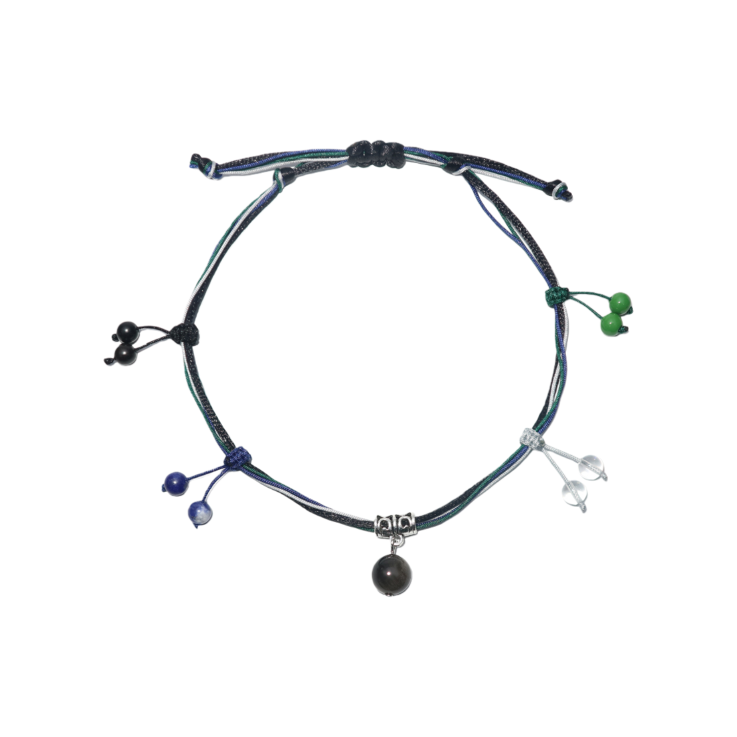 Pet Dog Cat Necklace Handmade Midnight Starlight Multi-Pendant