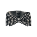 Classic Houndstooth Cotton Pet Bow Tie Collar