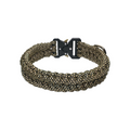 Black and Gold Handwoven Rope Pet Collar
