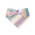 Rainbow Plaid Macaron Bandana Dog / Cat Bib
