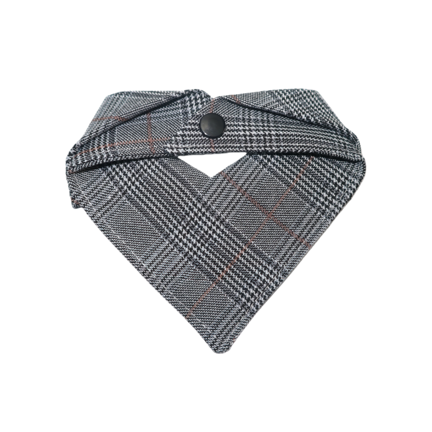 Houndstooth Pattern British Style Bandana Dog Bib
