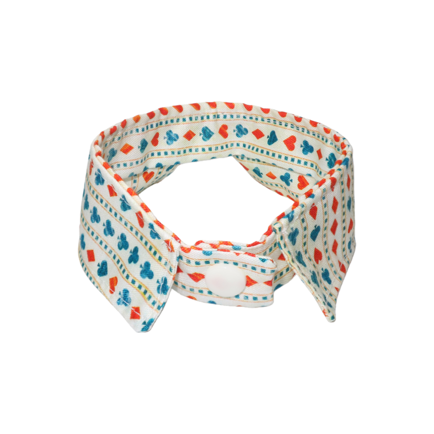 Poker Pattern Pet Collar Tie
