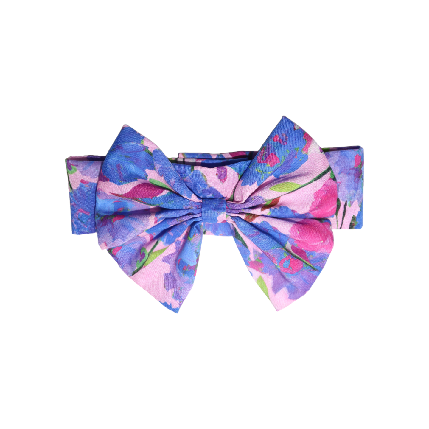 Oil Painting Style Floral Pet Bow Collar