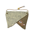 Shiba Inu Embroidered Double-Sided Pet Bib