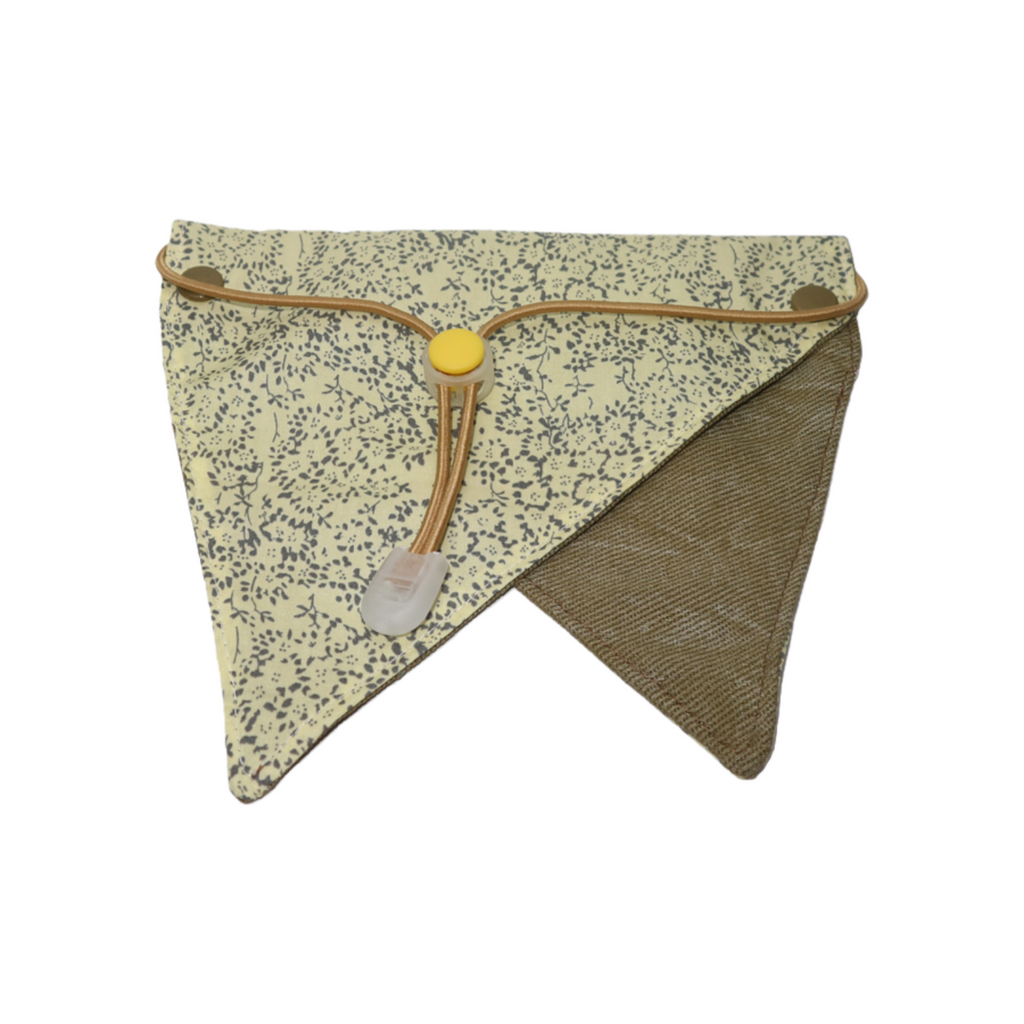 Shiba Inu Embroidered Double-Sided Pet Bib