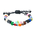DIY Adjustable Rainbow Beaded Pet Necklace | Handwoven Necklace for Dogs & Cats