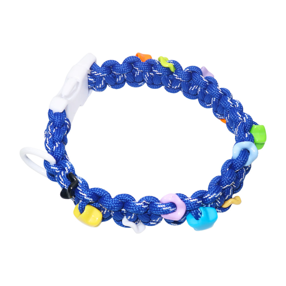 Dog-Specific Klein Blue Star Dopamine Woven Necklace